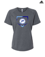 Pueblo Athletic Booster Baseball Plate - Womens Adidas Performance Shirt