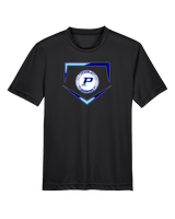 Pueblo Athletic Booster Baseball Plate - Youth Performance Shirt