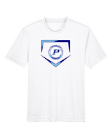 Pueblo Athletic Booster Baseball Plate - Youth Performance Shirt