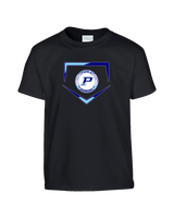 Pueblo Athletic Booster Baseball Plate - Youth Shirt