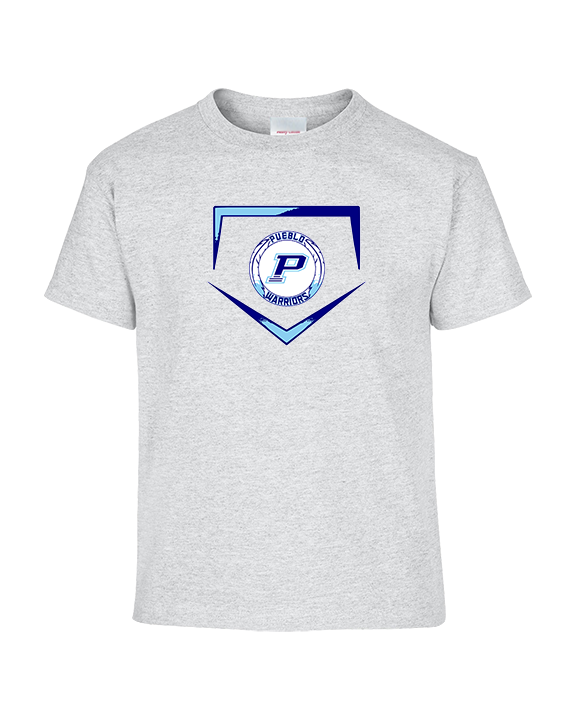 Pueblo Athletic Booster Baseball Plate - Youth Shirt