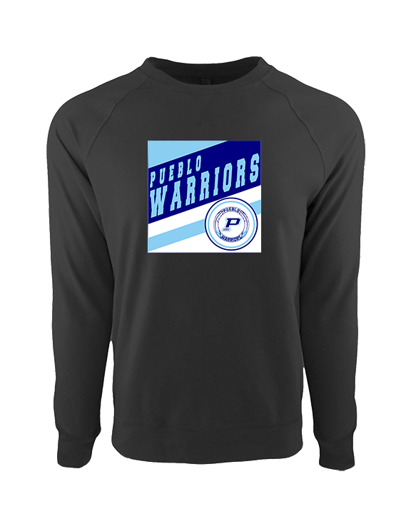 Pueblo Athletic Booster Baseball Square - Crewneck Sweatshirt