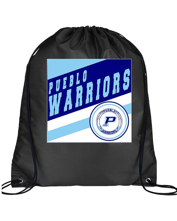 Pueblo Athletic Booster Baseball Square - Drawstring Bag