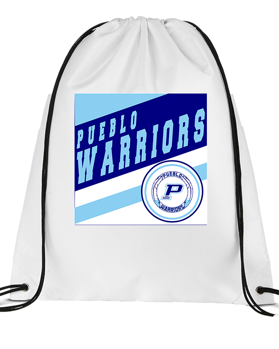 Pueblo Athletic Booster Baseball Square - Drawstring Bag