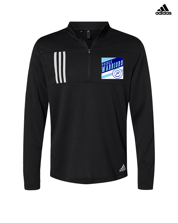 Pueblo Athletic Booster Baseball Square - Mens Adidas Quarter Zip