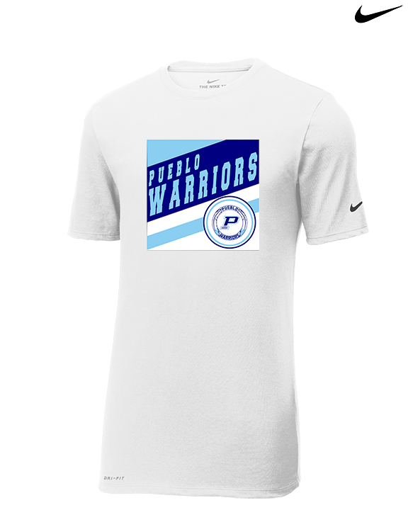 Pueblo Athletic Booster Baseball Square - Mens Nike Cotton Poly Tee