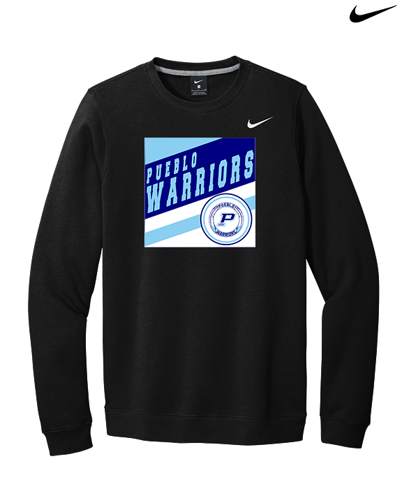 Pueblo Athletic Booster Baseball Square - Mens Nike Crewneck