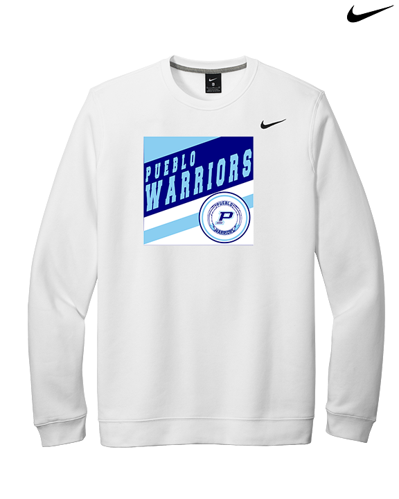Pueblo Athletic Booster Baseball Square - Mens Nike Crewneck