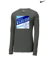 Pueblo Athletic Booster Baseball Square - Mens Nike Longsleeve