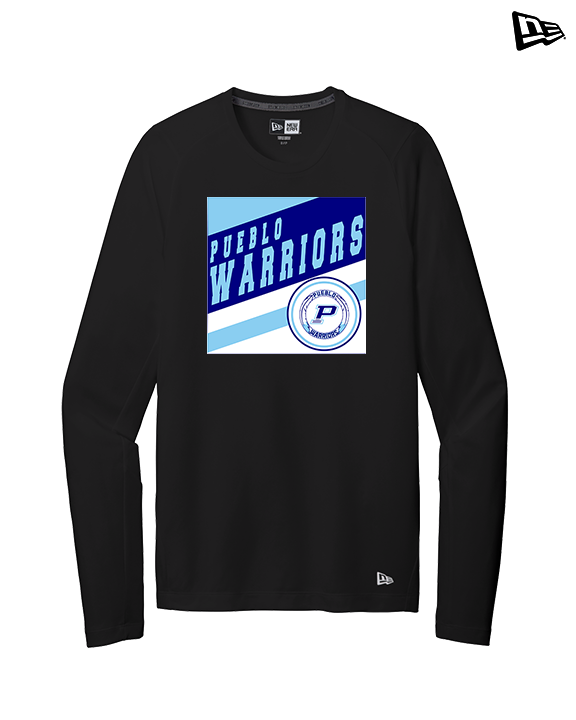 Pueblo Athletic Booster Baseball Square - New Era Performance Long Sleeve