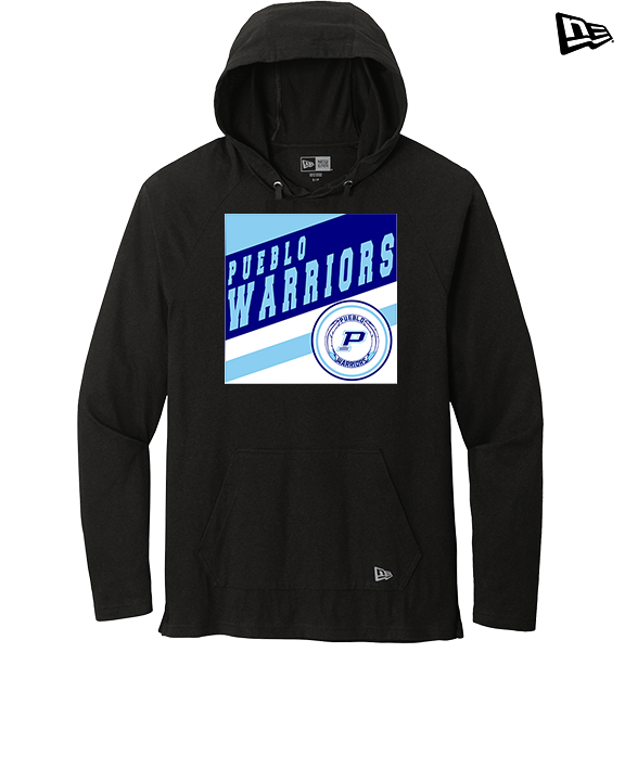 Pueblo Athletic Booster Baseball Square - New Era Tri-Blend Hoodie