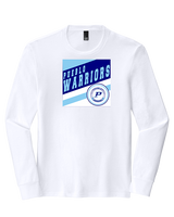 Pueblo Athletic Booster Baseball Square - Tri-Blend Long Sleeve