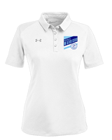 Pueblo Athletic Booster Baseball Square - Under Armour Ladies Tech Polo