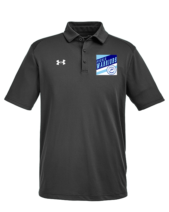 Pueblo Athletic Booster Baseball Square - Under Armour Mens Tech Polo