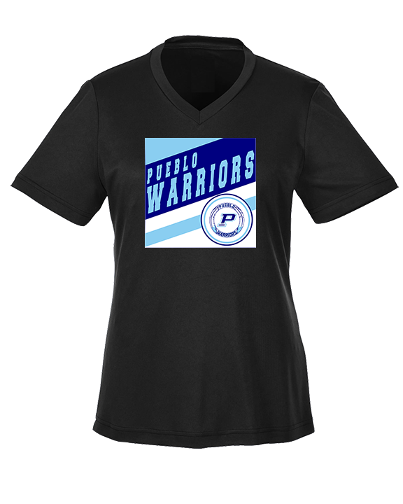 Pueblo Athletic Booster Baseball Square - Womens Performance Shirt