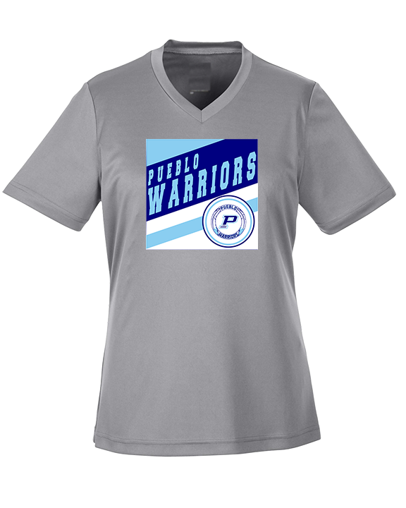 Pueblo Athletic Booster Baseball Square - Womens Performance Shirt