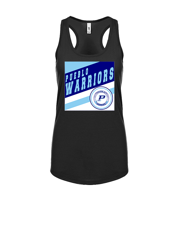 Pueblo Athletic Booster Baseball Square - Womens Tank Top