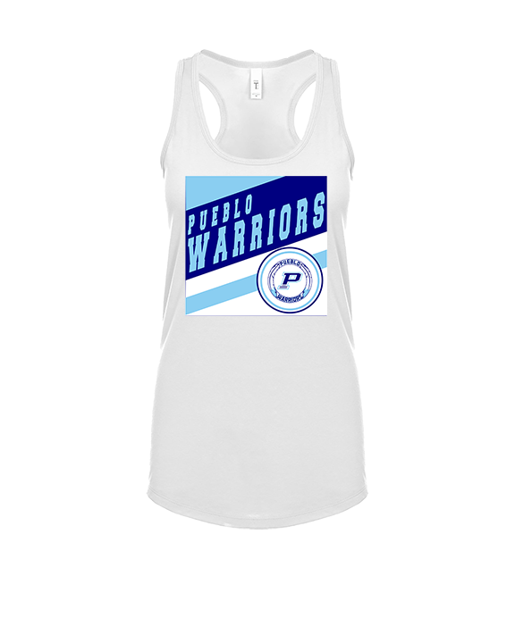 Pueblo Athletic Booster Baseball Square - Womens Tank Top