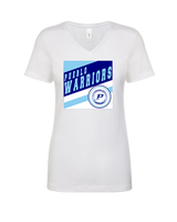 Pueblo Athletic Booster Baseball Square - Womens Vneck