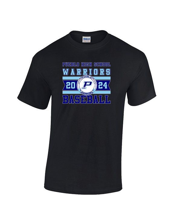 Pueblo Athletic Booster Baseball Stamp - Cotton T-Shirt