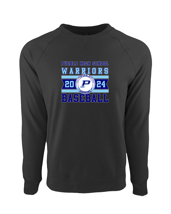 Pueblo Athletic Booster Baseball Stamp - Crewneck Sweatshirt