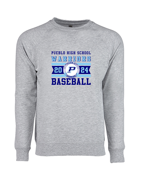Pueblo Athletic Booster Baseball Stamp - Crewneck Sweatshirt