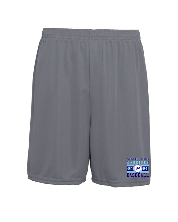 Pueblo Athletic Booster Baseball Stamp - Mens 7inch Training Shorts