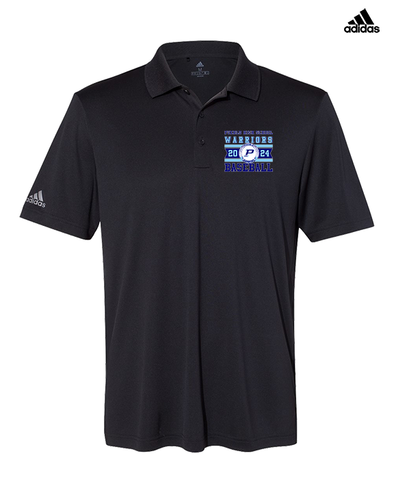 Pueblo Athletic Booster Baseball Stamp - Mens Adidas Polo