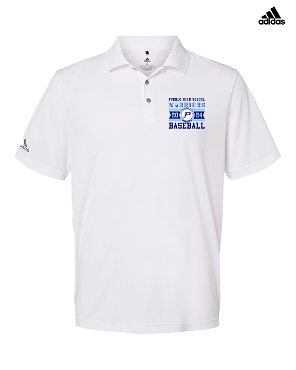Pueblo Athletic Booster Baseball Stamp - Mens Adidas Polo