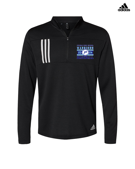 Pueblo Athletic Booster Baseball Stamp - Mens Adidas Quarter Zip