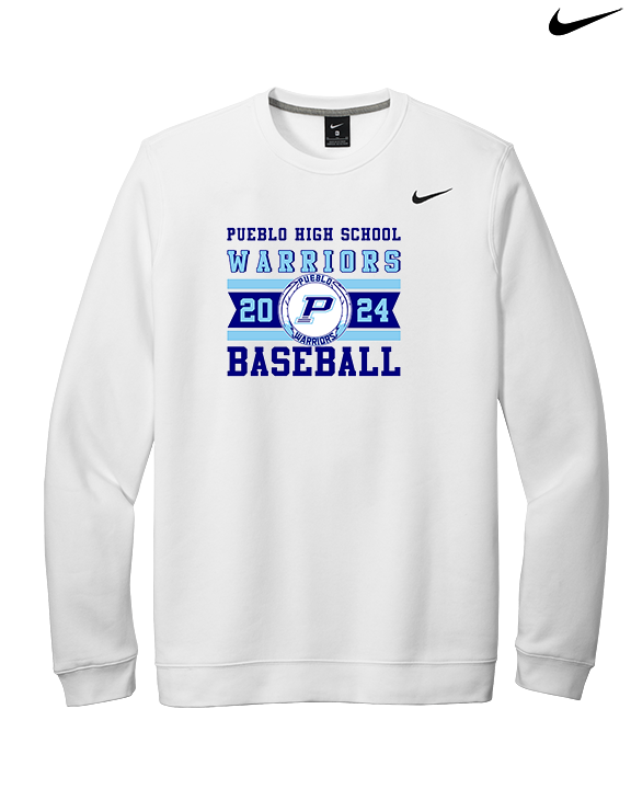 Pueblo Athletic Booster Baseball Stamp - Mens Nike Crewneck