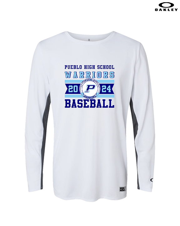 Pueblo Athletic Booster Baseball Stamp - Mens Oakley Longsleeve