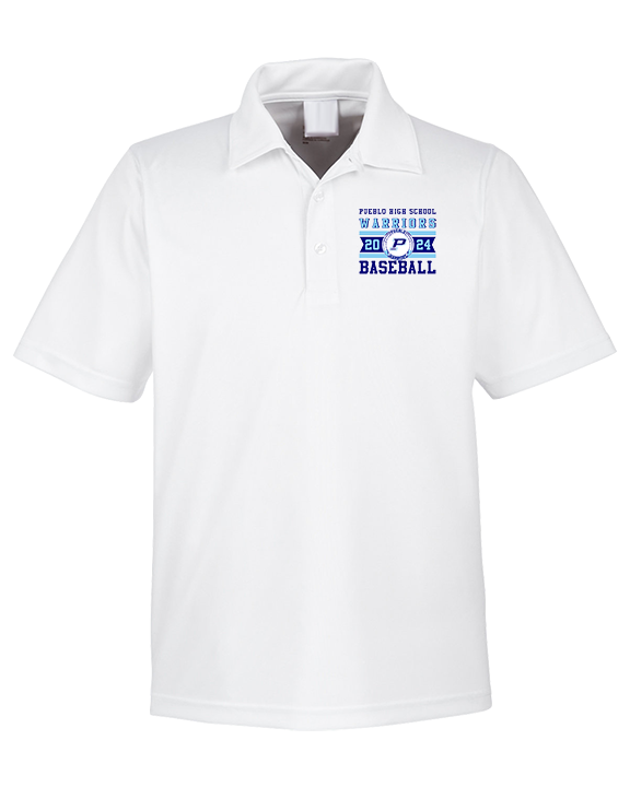 Pueblo Athletic Booster Baseball Stamp - Mens Polo