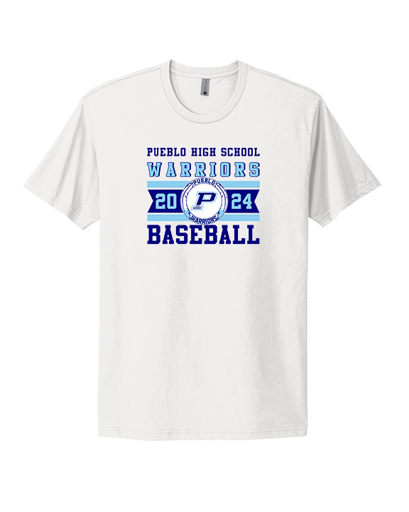 Pueblo Athletic Booster Baseball Stamp - Mens Select Cotton T-Shirt