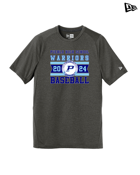Pueblo Athletic Booster Baseball Stamp - New Era Performance Shirt
