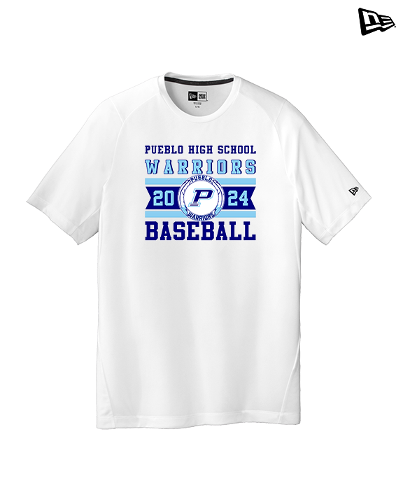 Pueblo Athletic Booster Baseball Stamp - New Era Performance Shirt