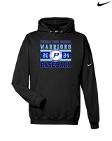 Pueblo Athletic Booster Baseball Stamp - Nike Club Fleece Hoodie