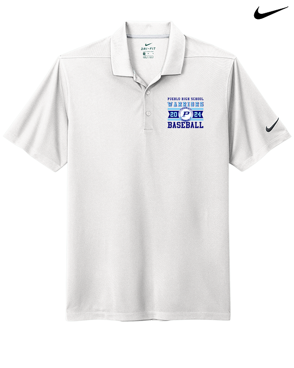 Pueblo Athletic Booster Baseball Stamp - Nike Polo