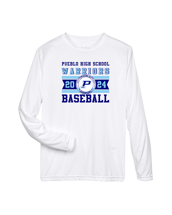 Pueblo Athletic Booster Baseball Stamp - Performance Longsleeve