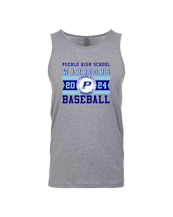 Pueblo Athletic Booster Baseball Stamp - Tank Top