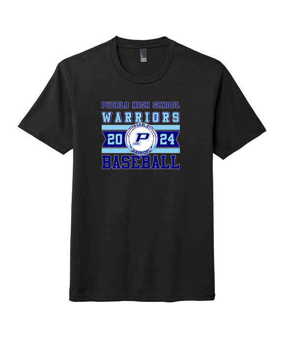 Pueblo Athletic Booster Baseball Stamp - Tri-Blend Shirt
