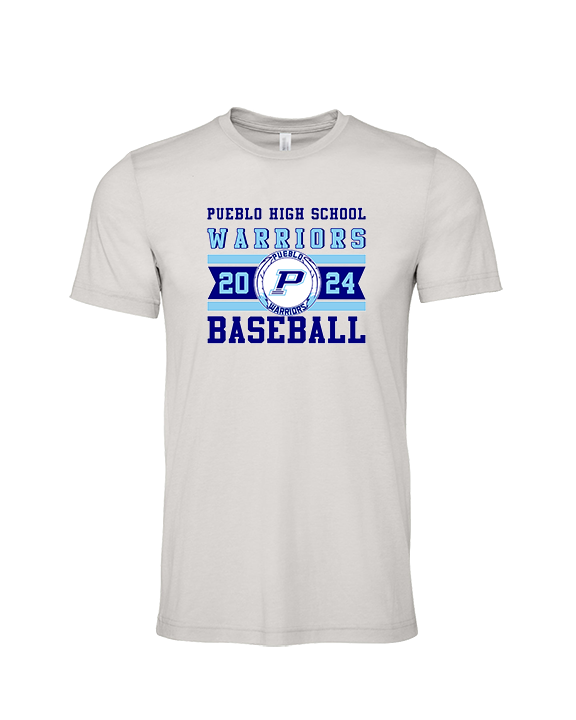 Pueblo Athletic Booster Baseball Stamp - Tri-Blend Shirt