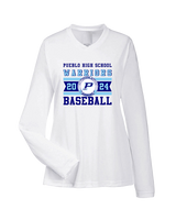 Pueblo Athletic Booster Baseball Stamp - Womens Performance Longsleeve