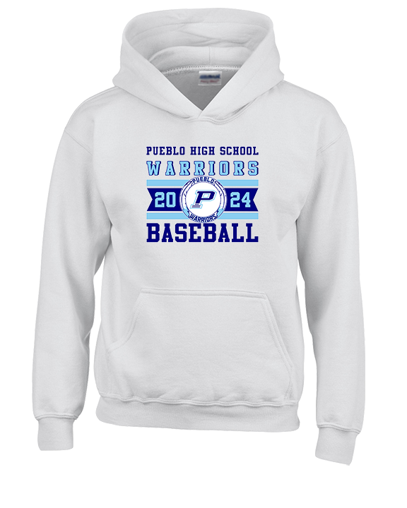 Pueblo Athletic Booster Baseball Stamp - Youth Hoodie