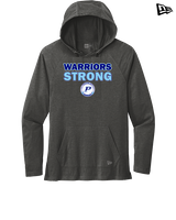 Pueblo Athletic Booster Baseball Strong - New Era Tri-Blend Hoodie