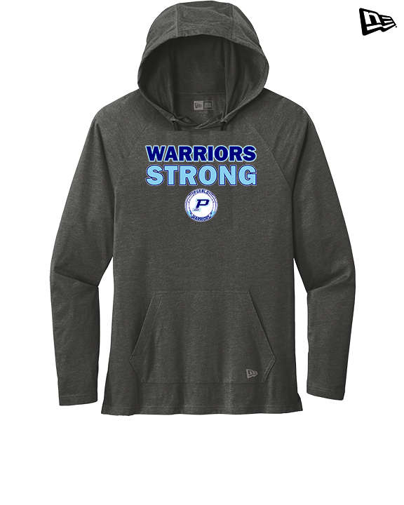 Pueblo Athletic Booster Baseball Strong - New Era Tri-Blend Hoodie