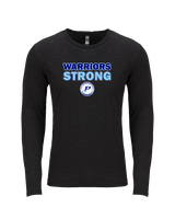 Pueblo Athletic Booster Baseball Strong - Tri-Blend Long Sleeve