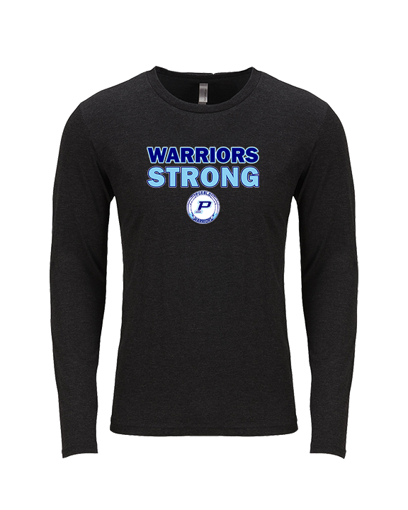 Pueblo Athletic Booster Baseball Strong - Tri-Blend Long Sleeve