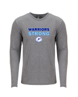 Pueblo Athletic Booster Baseball Strong - Tri-Blend Long Sleeve