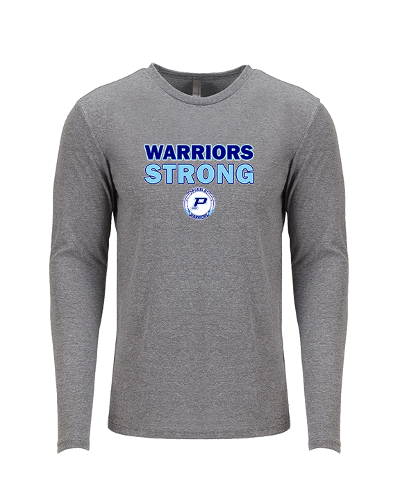 Pueblo Athletic Booster Baseball Strong - Tri-Blend Long Sleeve